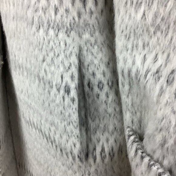 REBECCA TAYLOR WOOL BLEND ICICLE COCOON COAT - Picture 11 of 13
